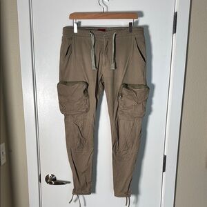 Killion Men's Tan Cargo Pants with draw string